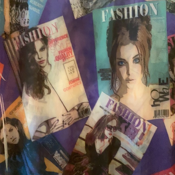 NWT Dress - 1 OF A KINDcolorful midi in a sheer fabric fashion magazines - Plus - Picture 6 of 10